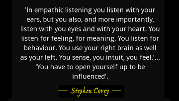 Empathetic Listening