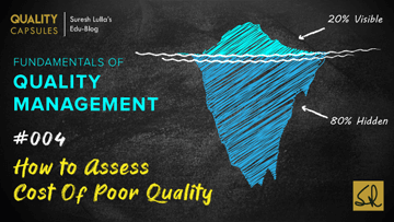 How to Assess Cost Of Poor Quality?
