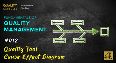 QUALITY TOOL: CAUSE-EFFECT DIAGRAMS
