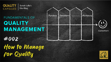 HOW TO MANAGE FOR QUALITY?